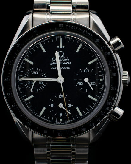 Omega Speedmaster Reduced 39MM Black Dial Steel Bracelet (3539.50.00)