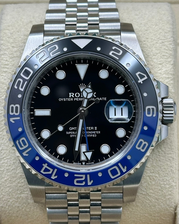 2021 Rolex GMT-Master II "Batgirl" 40mm Black Dial Jubilee Bracelet (126710BLNR)