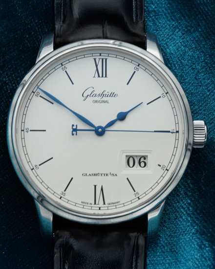 2023 Glashütte Original Senator Excellence Panorama Date 40MM White Dial Leather Strap (1-36-03-01-02-30)