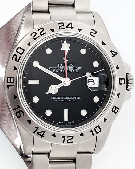 2006 Rolex Explorer II 40MM Black Dial Oyster Bracelet (16570)