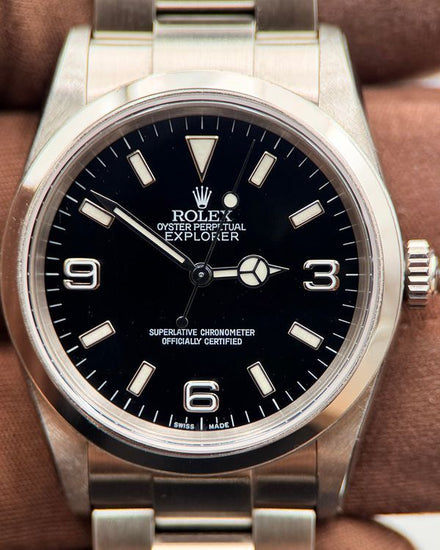 2004 Rolex Explorer 36MM Black Dial Oyster Bracelet (114270)