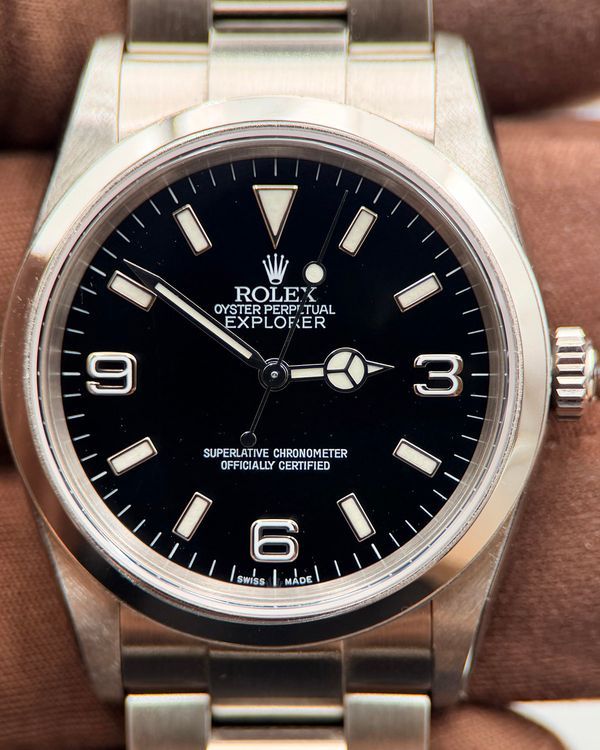 2004 Rolex Explorer 36MM Black Dial Oyster Bracelet (114270)
