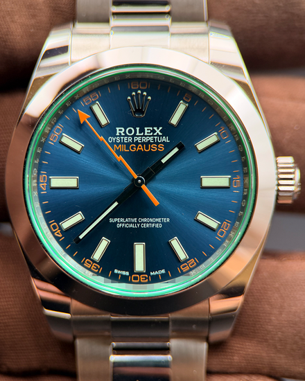 2021 Rolex Milgauss 40MM Blue Dial Oyster Bracelet (116400GV)