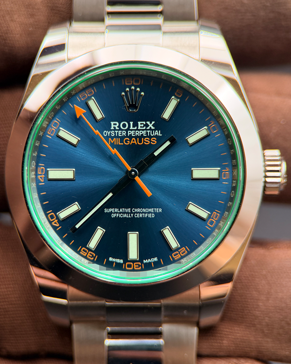 2021 Rolex Milgauss 40MM Blue Dial Oyster Bracelet (116400GV)