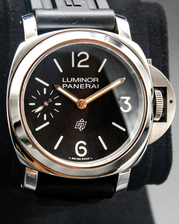 2022 Panerai Luminor Base Logo 44MM Black Dial Rubber Strap (PAM01084)
