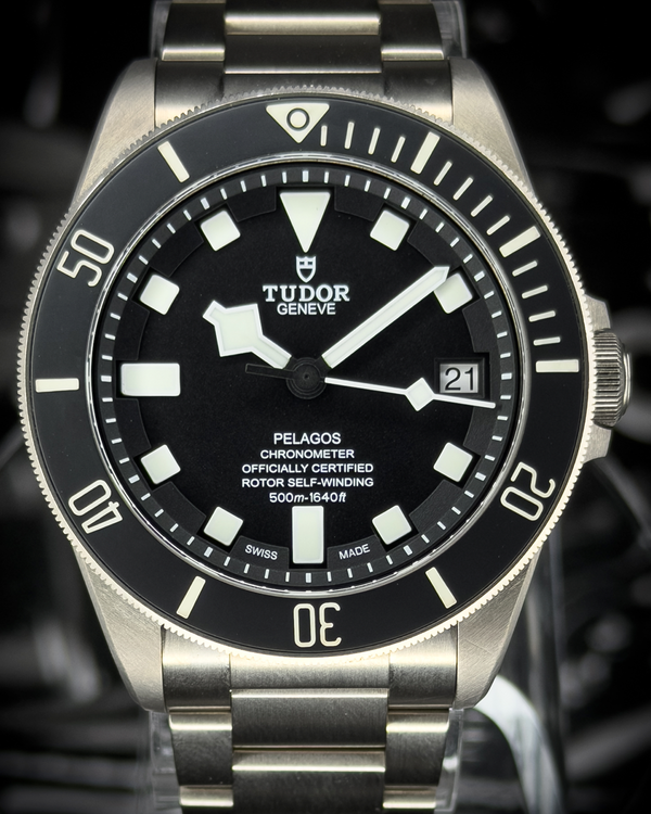 No Reserve - 2024 Tudor Pelagos 42MM Black Dial Titanium Bracelet (25600TN)