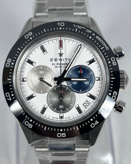 2023 Zenith Chronomaster Sport "Quadrante Bianco" 41MM White Dial Steel Bracelet (03.3100.3600/69.M3100)