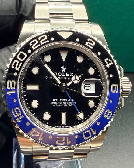 2026 Rolex GMT-Master II "Batman" 40MM Black Dial Oyster Bracelet (126710BLNR)