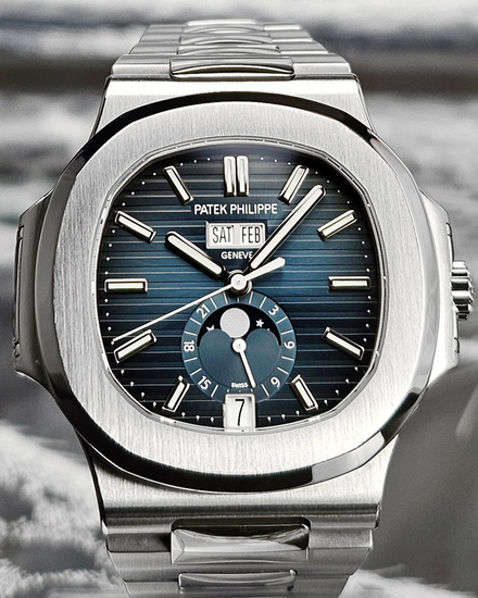 2019 Patek Philippe Nautilus 40.5MM Blue Dial Steel Bracelet (5726/1A-014)