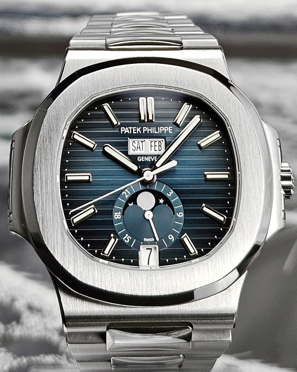 2019 Patek Philippe Nautilus 40.5MM Blue Dial Steel Bracelet (5726/1A-014)