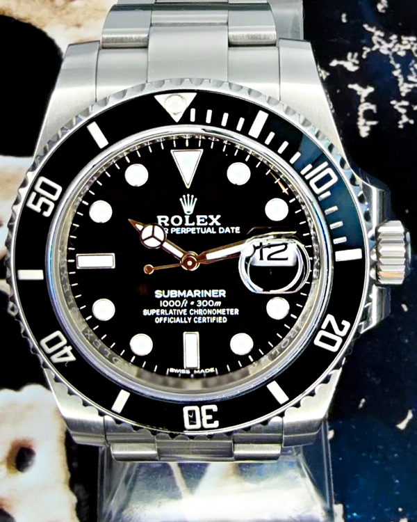 2017 Rolex Submariner Date 40MM Black Dial Oyster Bracelet (116610LN)
