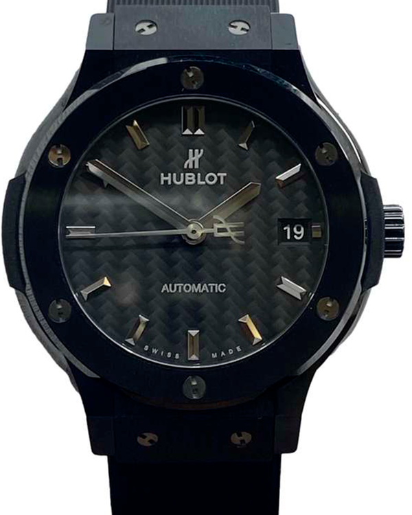 Hublot Classic Fusion Black Magic 38MM Black Dial Rubber Strap (565.CM.1771.RX)