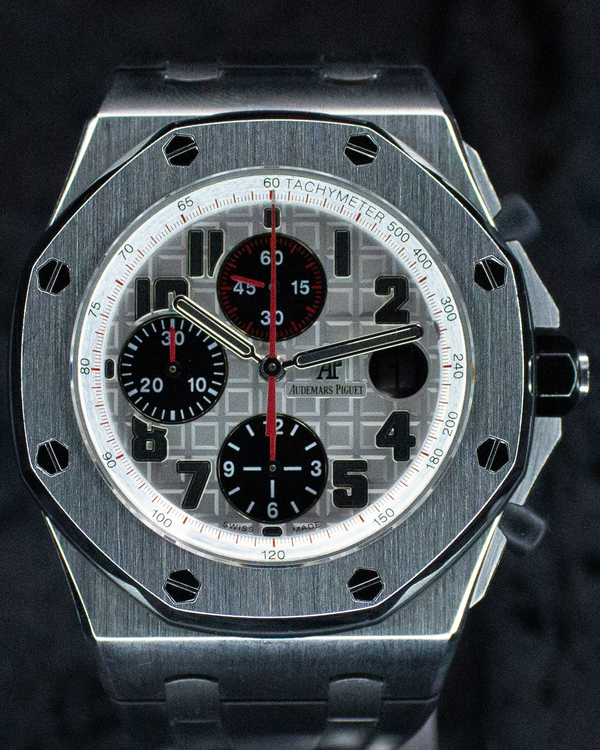 Audemars Piguet Royal Oak Offshore Chronograph 42MM White Dial Rubber Strap (26170ST.OO.D101CR.02)