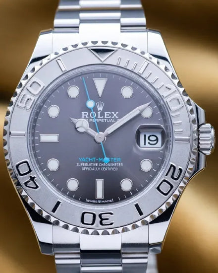 2022 Rolex Yacht-Master 37MM Rhodium Dial Oyster Bracelet (268622)
