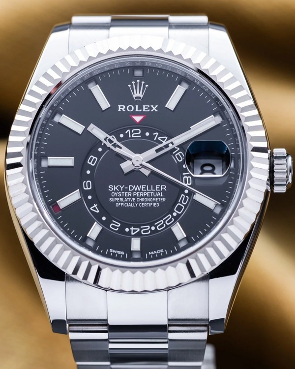 2023 Rolex Sky-Dweller 42MM Black Dial Oyster Bracelet (326934)