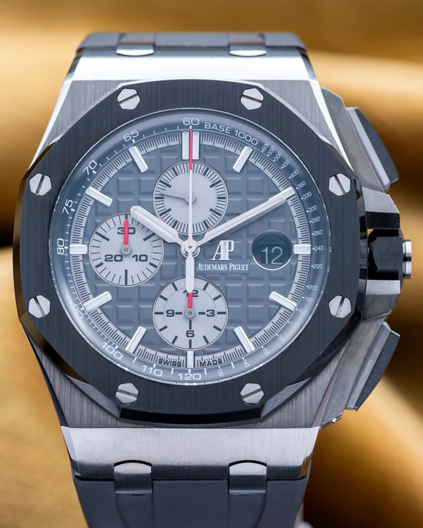 2019 Audemars Piguet Royal Oak Offshore Chronograph 44MM Grey Dial Rubber Strap (26400IO.OO.A004CA.01)
