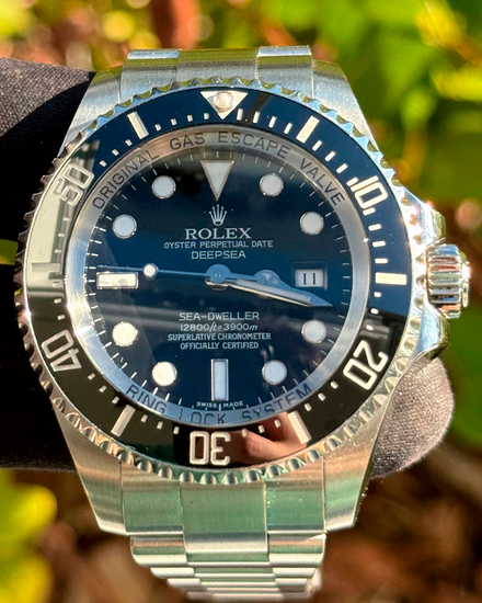 2008 Rolex Sea-Dweller Deepsea 44MM Black Dial Oyster Bracelet (116660)