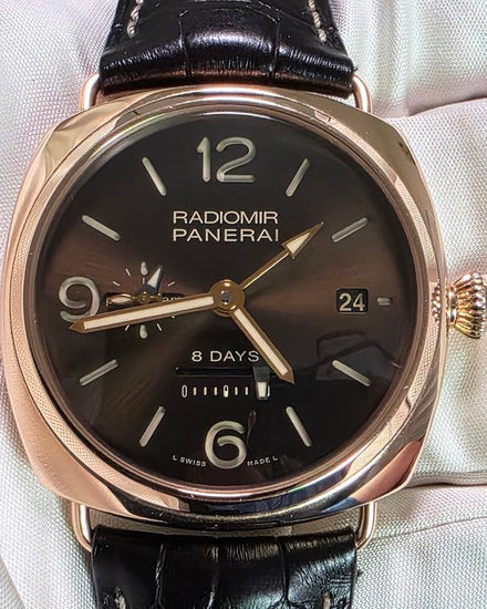 2012 Panerai Radiomir 8 Days L.E. 45MM Brown Dial Leather Strap (PAM00395)