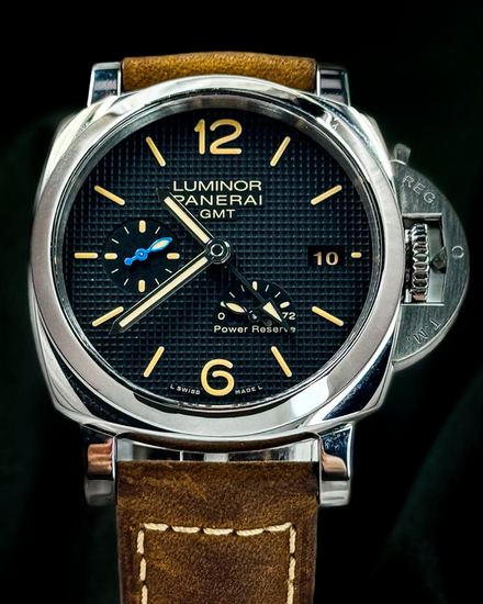 2021 Panerai Luminor 1950 3 Days 42MM Black Dial Leather Strap (PAM01537)