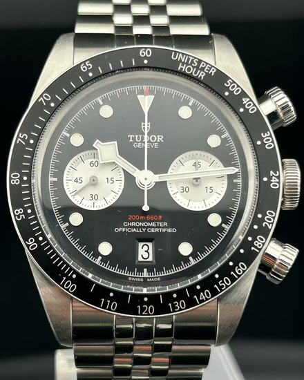 2025 Tudor Black Bay Chrono 41MM Black Dial Steel Bracelet (79360N)