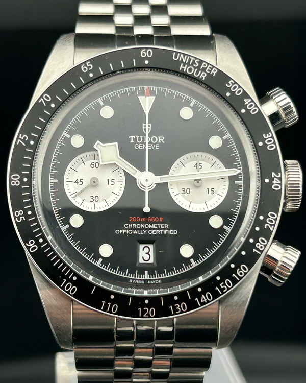2025 Tudor Black Bay Chrono 41MM Black Dial Steel Bracelet (79360N)