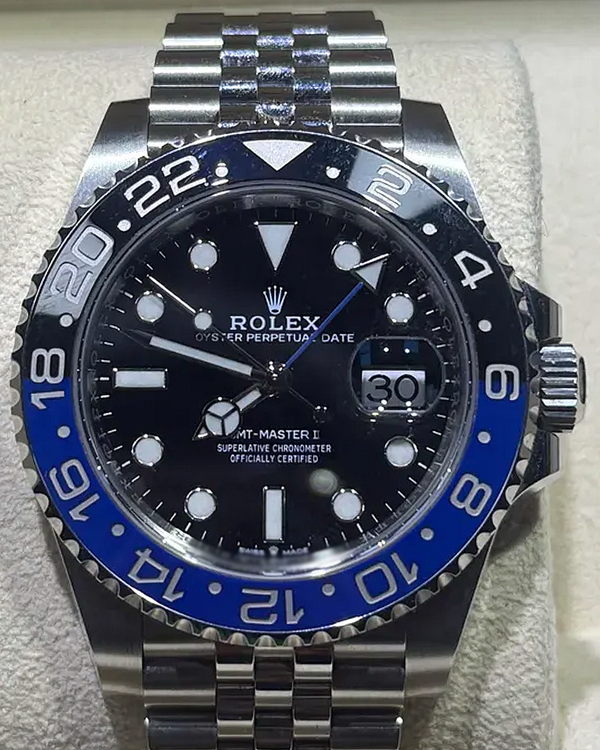 2019 Rolex GMT-Master II "Batgirl" 40MM Black Dial Jubilee Bracelet (126710BLNR)