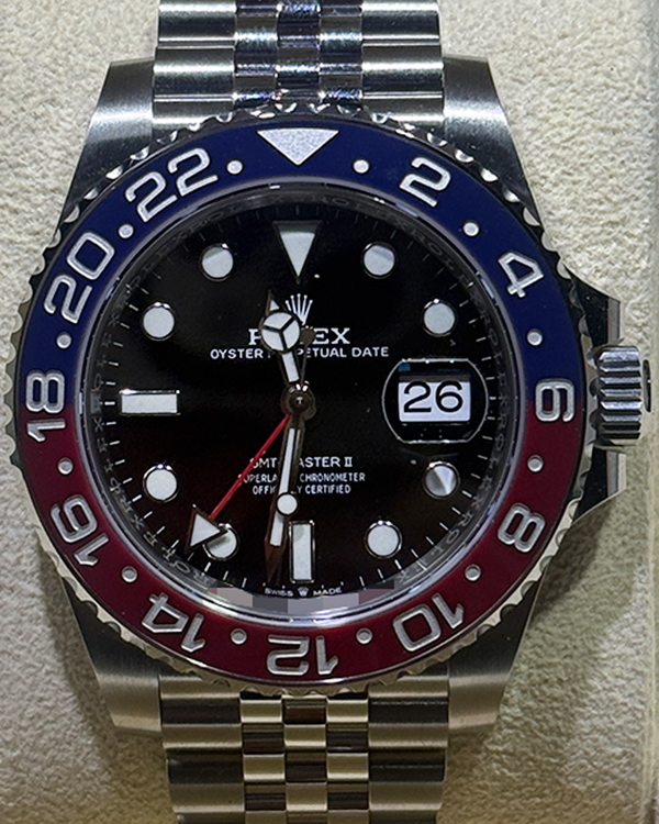2018 Rolex GMT-Master II "Pepsi" 40MM Black Dial Jubilee Bracelet (126710BLRO)