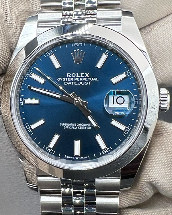 2026 Rolex Datejust 41MM Blue Dial Jubilee Bracelet (126300)
