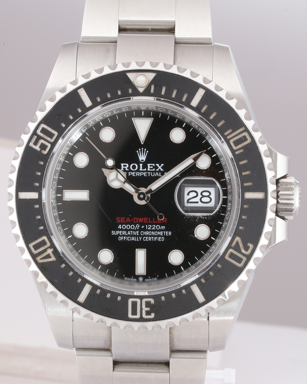 No Reserve - 2023 Rolex Sea-Dweller "Red" "50th Anniversary Edition" 43MM Black Dial Oyster Bracelet (126600)