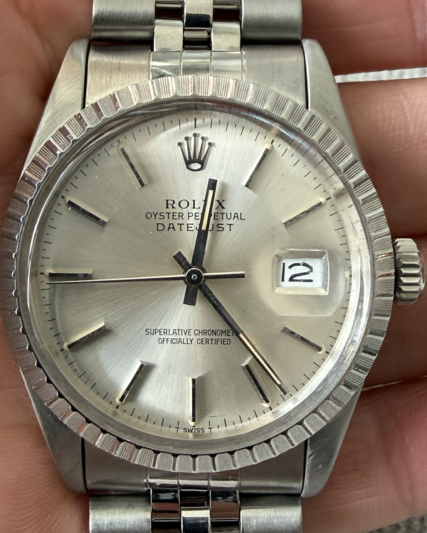 1985 Rolex Datejust 36MM Silver Dial Jubilee Bracelet (16030)