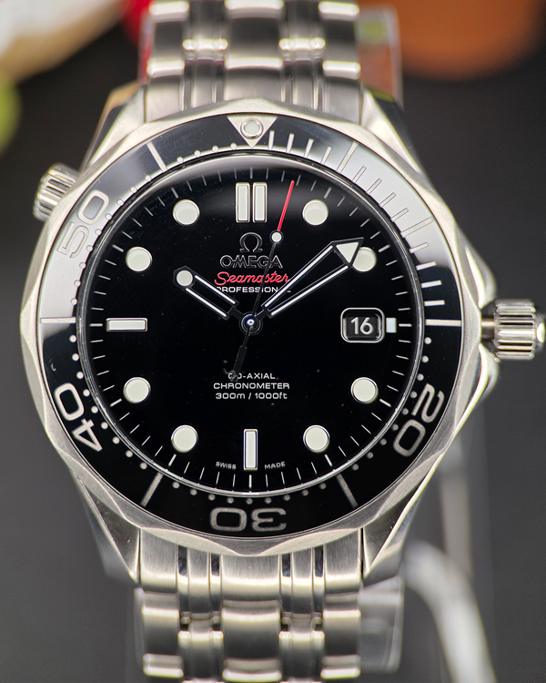 No Reserve - 2014 Omega Seamaster Diver 300M 41MM Black Dial Steel Bracelet (212.30.41.20.01.003)