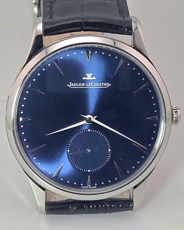 2018 Jaeger-LeCoultre Master Ultra Thin 40MM Blue Dial Leather Strap (Q1358480)
