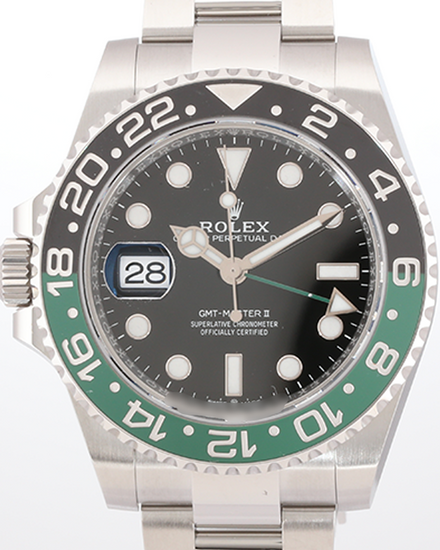 2025 Rolex GMT-Master II "Sprite" 40MM Black Dial Oyster Bracelet (126720VTNR)