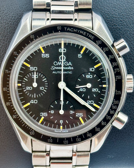 2019 Omega Speedmaster Reduced 39MM Black Dial Steel Bracelet (3510.50.00)