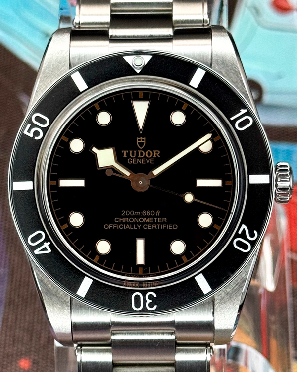 No Reserve - 2024 Tudor Black Bay 54 37MM Black Dial Steel Bracelet (79000N)