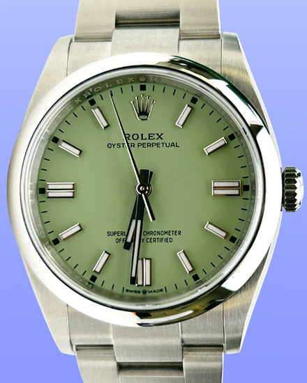 No Reserve - 2026 Rolex Oyster Perpetual 36MM Pistachio Dial Oyster Bracelet (126000)