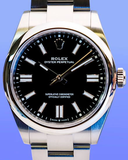 No Reserve - 2026 Rolex Oyster Perpetual 41MM Black Dial Oyster Bracelet (134300)