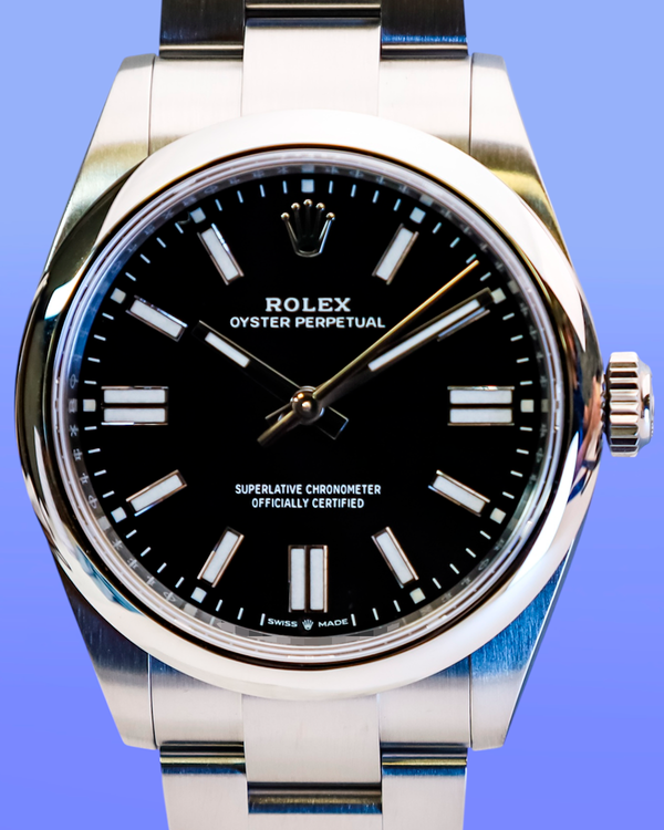 Rolex Oyster Perpetual 41MM Black Dial Oyster Bracelet (134300)