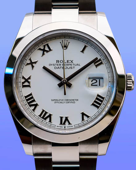 2026 Rolex Datejust 41MM White Dial Oyster Bracelet (126300)
