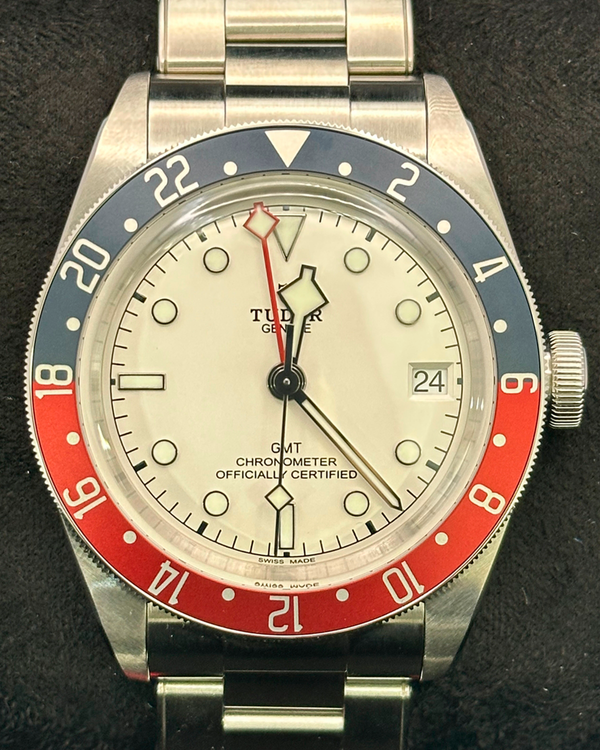 2026 Tudor Black Bay GMT "Pepsi" 41MM White Dial Steel Bracelet (79830RB)