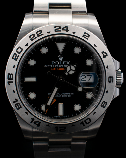 2016 Rolex Explorer II 42MM Black Dial Oyster Bracelet (216570)