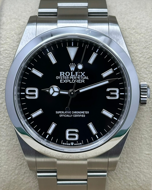2023 Rolex Explorer 40MM Black Dial Oyster Bracelet (224270)