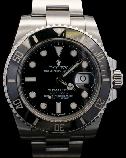 2014 Rolex Submariner Date 40MM Black Dial Oyster Bracelet (116610LN)