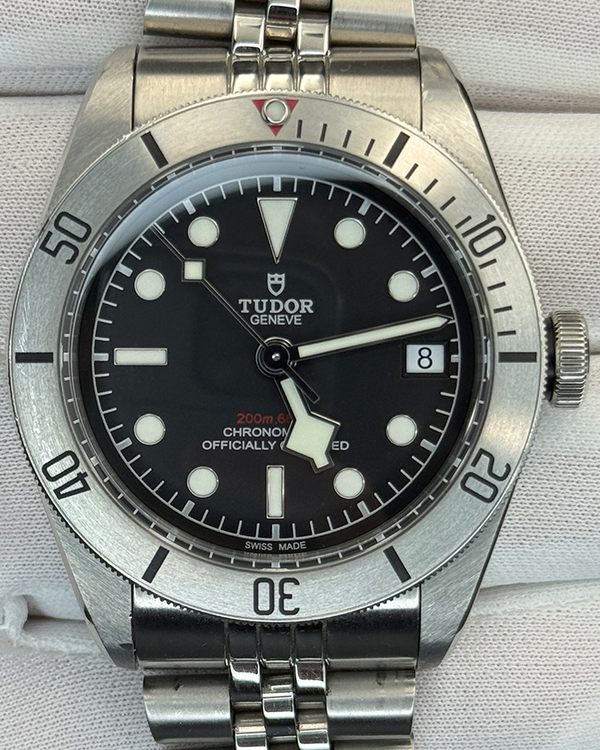 No Reserve - Tudor Black Bay 41MM Black Dial Aftermarket Steel Bracelet (79730)