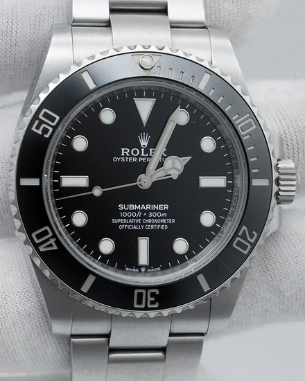 2022 Rolex Submariner No-Date 41MM Black Dial Oyster Bracelet (124060)