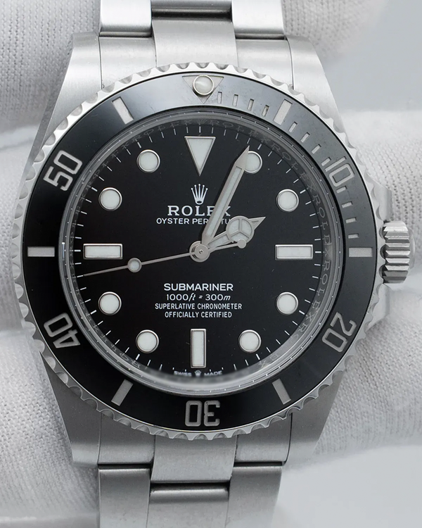 2022 Rolex Submariner No-Date 41MM Black Dial Oyster Bracelet (124060)