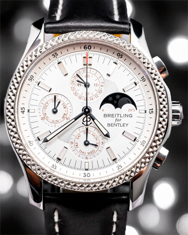 Breitling Bentley Mark VI Complications 42MM White Dial Leather Strap (P1936212/G629)