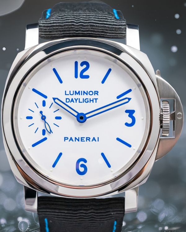 Panerai Luminor 650 8 Days L.E. 44MM White Dial Textile Strap (PAM00650)