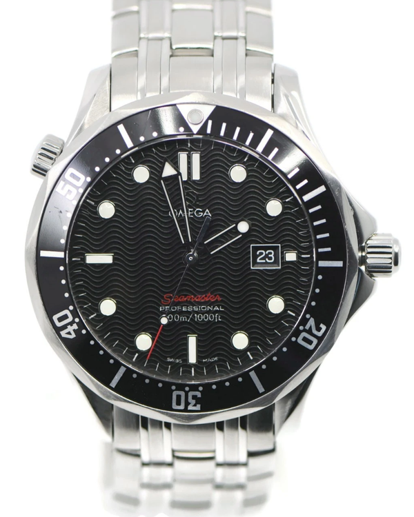 Omega Seamaster Diver 300M 41MM Quartz Black Dial Steel Bracelet (212.30.41.61.01.001)