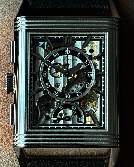 2026 Jaeger-LeCoultre Reverso 49.4MM Blue Dial Textile Strap (Q389848J)